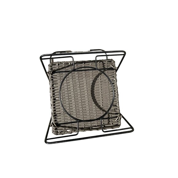 PICNIC, PARTY, FLATWEAR, PLATES AND NAPKINS ORGANIZATION CADDY BROWN - Picture 3 of 4